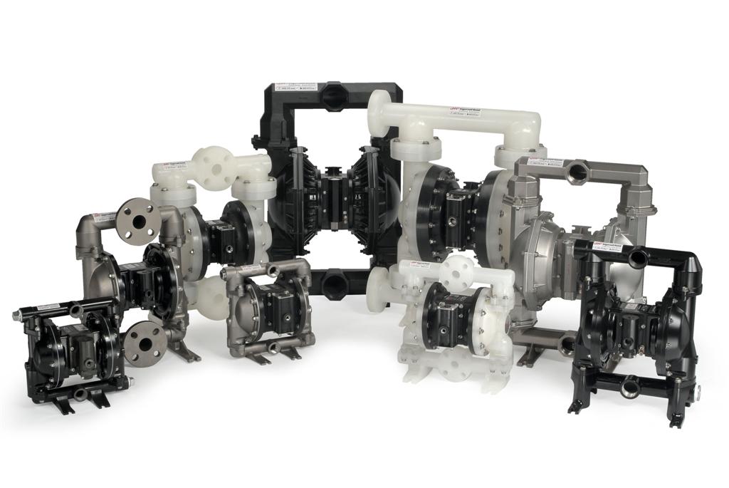 Pneumatic diaphragm pumps